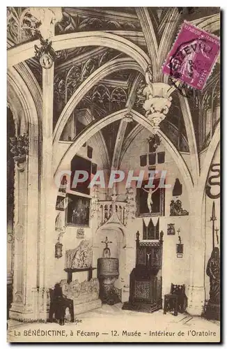 Cartes postales La Benedictine a Fecamp Musee Interieur de l&#39oratoire