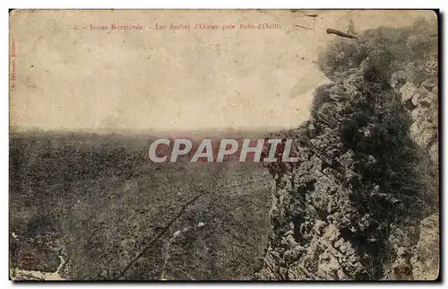 Cartes postales Suisse normande Les roches d&#39Oitres pres Pont d&#39Ouilly