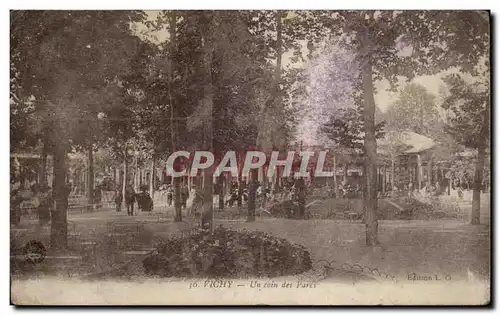 Cartes postales Vichy Un coin des parcs