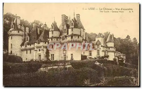 Cartes postales Usse le chateau Vue d&#39ensemble