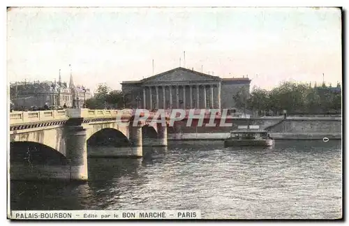 Ansichtskarte AK Paris Palais Bourbon