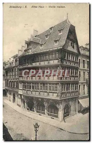 Cartes postales Strassburg Altes Haus