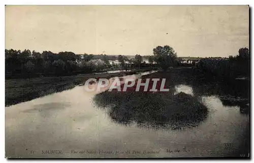 Saumur Cartes postales Vue sur Saint Florant prise du pont Fouchard