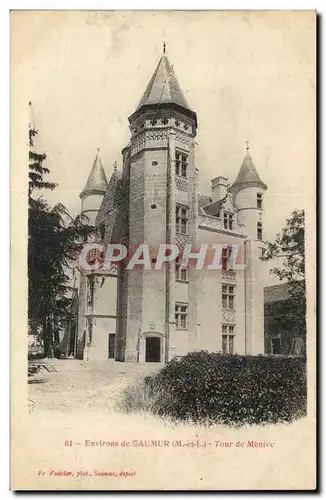 Ansichtskarte AK Environs de Saumur Tour de Menive