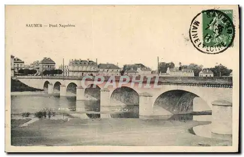 Ansichtskarte AK Saumur Pont napoleon