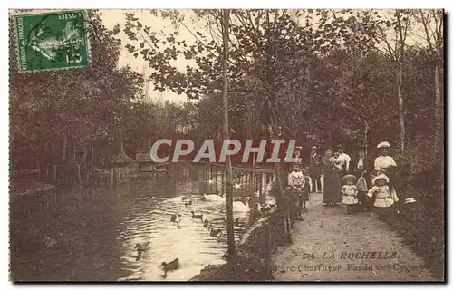 Ansichtskarte AK La Rochelle Parc Charruyer Bassin des cygnes