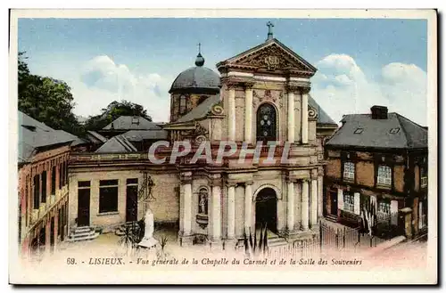 Ansichtskarte AK Lisieux Vue generale de la chapelle du Carmel et de la salle des souvenirs