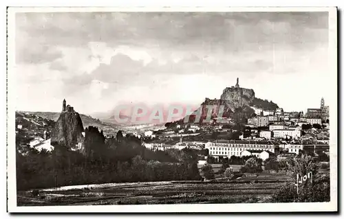 Cartes postales moderne Le Puy Les rochers Corneille et St Michel d&#39Aiguilhe