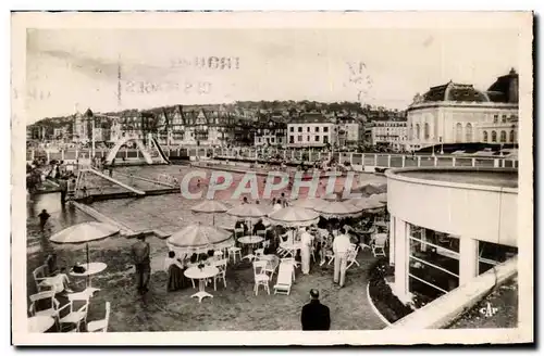 Cartes postales Trouville Reine des plages La piscine