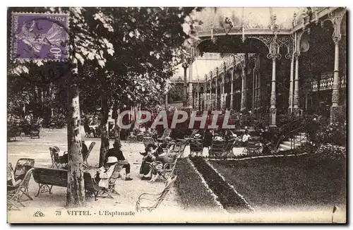 Cartes postales Vittel L&#39esplanade