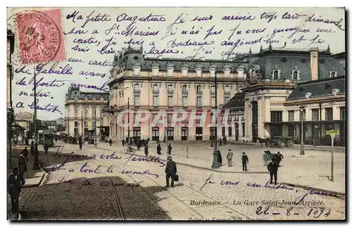 Ansichtskarte AK Bordeaux la gare Saint Jean Arrivee