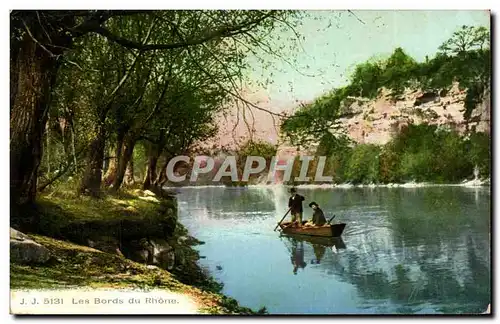 Cartes postales Suisse Les bords du Rhone