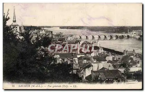 Cartes postales Saumur Vue generale