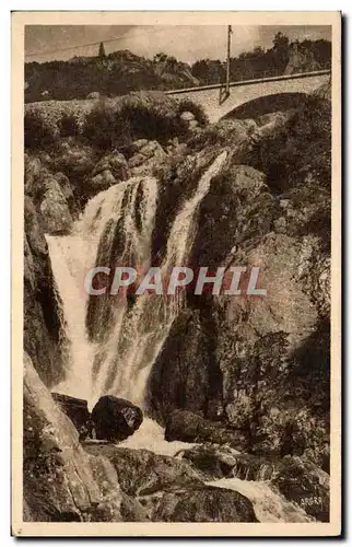 Cartes postales Vallee de l&#39Ariege La cascade des Bezines