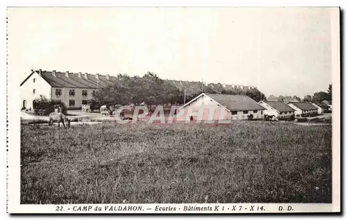 VAldahon Cartes postales Camp Ecuries Militaria