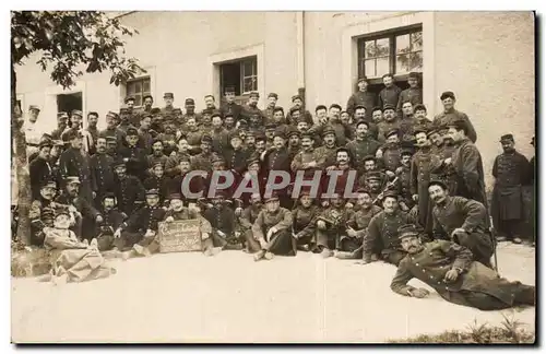 CARTE PHOTO Militaria Service de sante