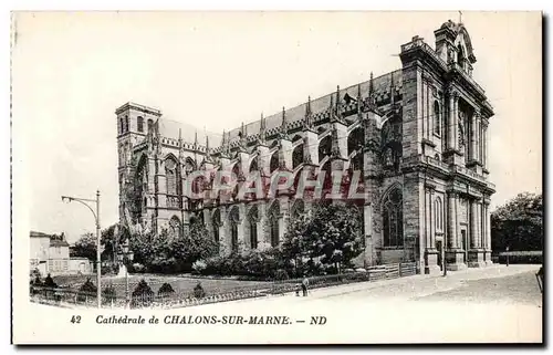 Cartes postales Cathedrale de Chalons sur Marne