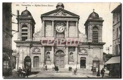 Cartes postales Versailles Eglise Notre Dame