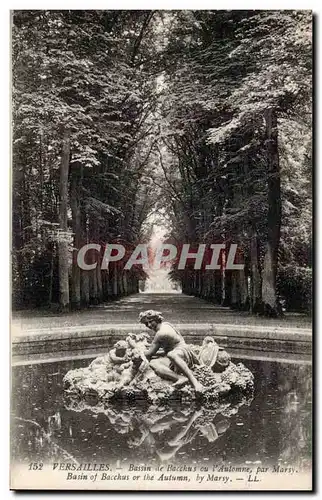 Ansichtskarte AK Parc de Versailles Bassin de Bacchus ou l&#39automne par Marsy