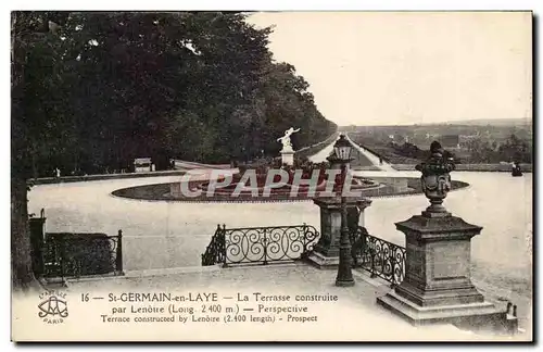 Cartes postales St GErmain en Laye La terrasse construite par Lenotre