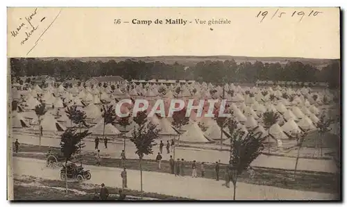 Ansichtskarte AK Militaria Camp de Mailly Vue generale