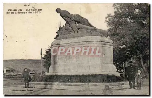 Ansichtskarte AK Verdun Monument de la Defense de 1870