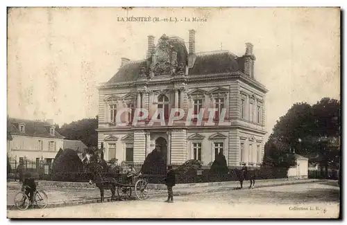 Cartes postales La menitre La Mairie ane Donkey Mule