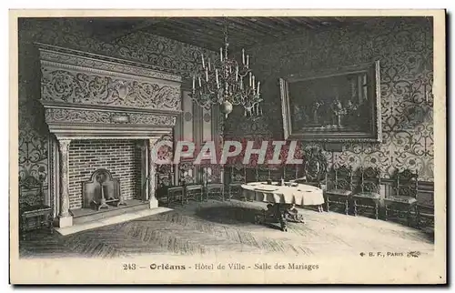 Cartes postales Orleans Hotel de ville Salle des mariages