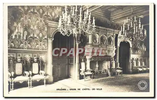 Cartes postales Orleans Hotel de ville SAlon