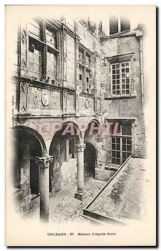 Cartes postales Orleans Maison d&#39Agnes Sorel