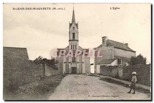 Saint Jean des Mauvrets Cartes postales L&#39eglise