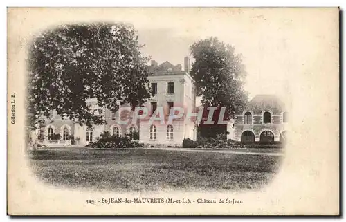 Saint Jean des Mauvrets Cartes postales Chateau de St Jean