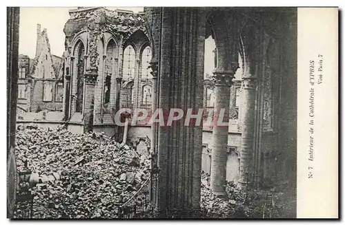 Cartes postales Interieur de l&#39eglise d&#39Ypres