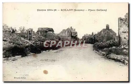 Cartes postales Rollot Place Galland