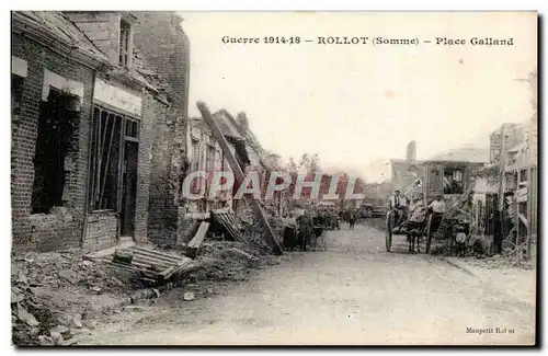 Cartes postales Rollot Place Galland