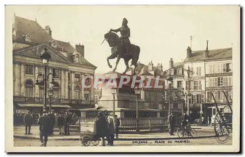 Orleans Cartes postales place du Martroi Jeanne d&#39arc