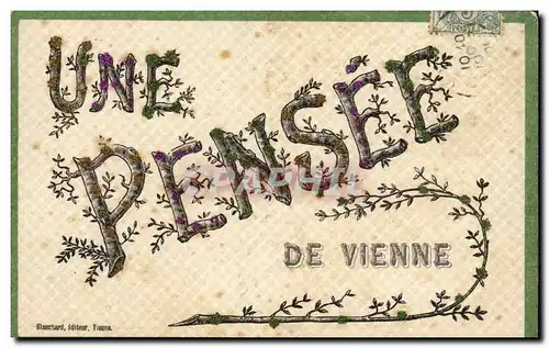 Cartes postales Une pensee de Vienne