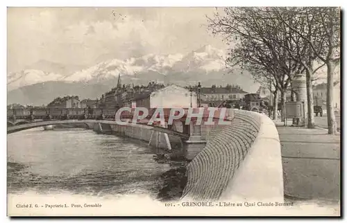 Cartes postales Grenoble L&#39isere au quai Claude Bernard