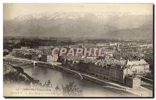 Cartes postales Grenoble Vue generale