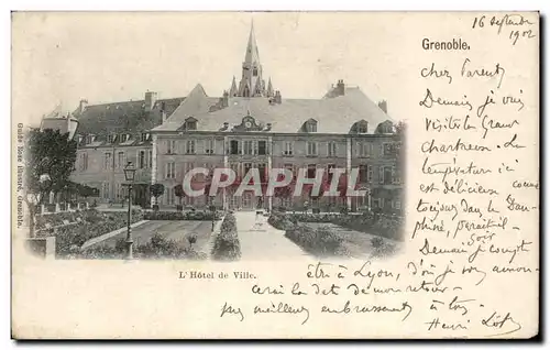 Cartes postales Grenoble Hotel de ville