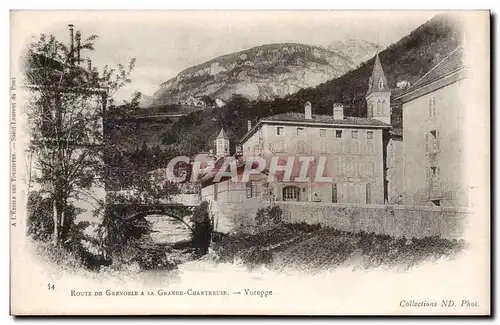 Cartes postales Route de Grenoble a la Grande Chartreuse Voreppe