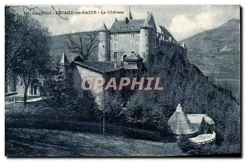 Cartes postales Uriage les Bains le chateau