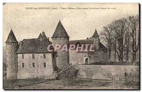 Cartes postales Virieu sur Bourbre Vieux chateau