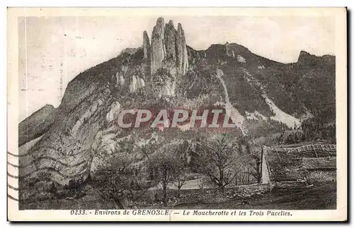 Cartes postales Environs de Grenoble Le Moucherotte et les trois pucelles