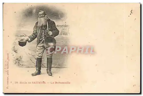 Ansichtskarte AK Ecole de Saumur La brousaille Folklore Chasseur Chasse