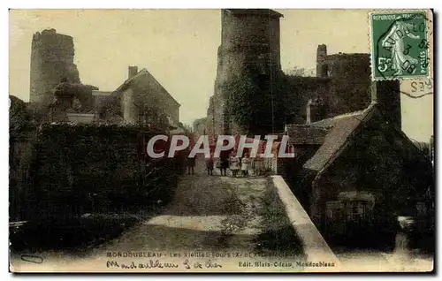 Cartes postales Mondoubleau Les vieilles tours ( carte toilee )