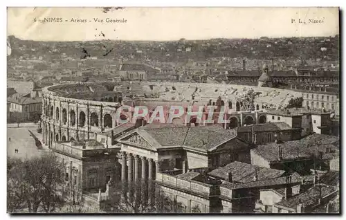 Cartes postales Nimes Arenes Vue generale