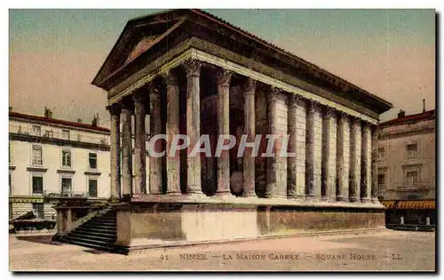 Cartes postales Nimes La maison carree Square House