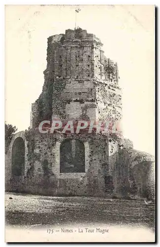 Cartes postales Nimes Tour Magne