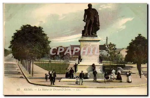 Cartes postales Reims Statue Drouet d&#39Erlon